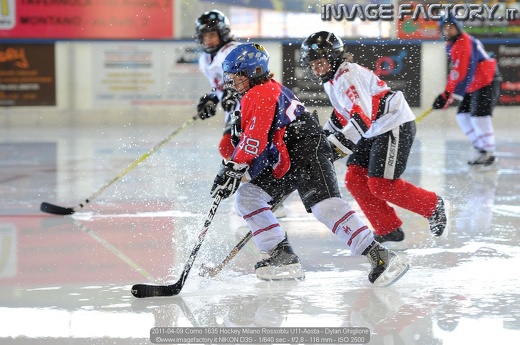 2011-04-09 Como 1635 Hockey Milano Rossoblu U11-Aosta - Dylan Ghiglione